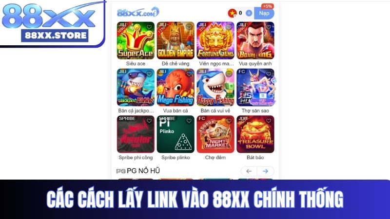Các cách lấy link vào 88XX chính thống